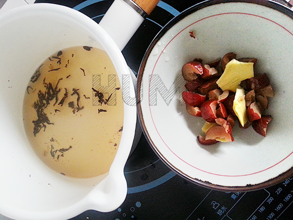 Jujube and Ginger Milk Tea recipe