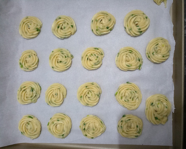 Vegetable Oil Version Chive Cookies recipe