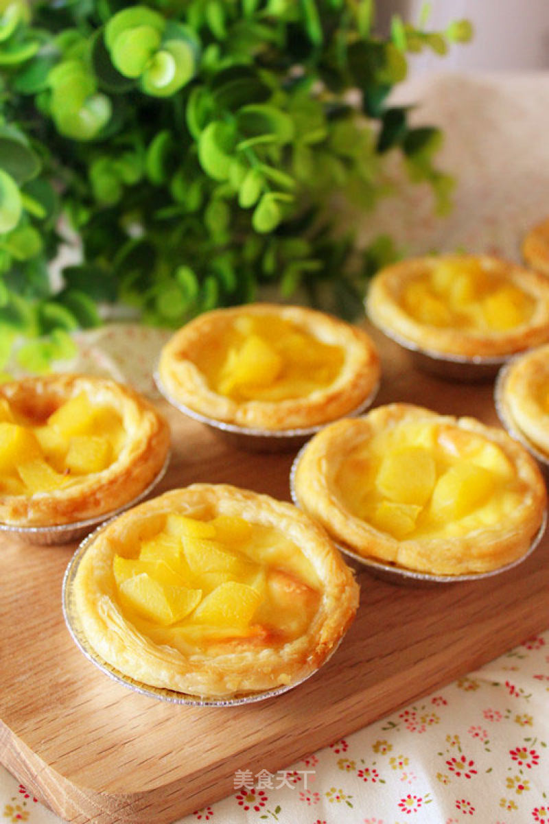 Yellow Peach Egg Tart recipe