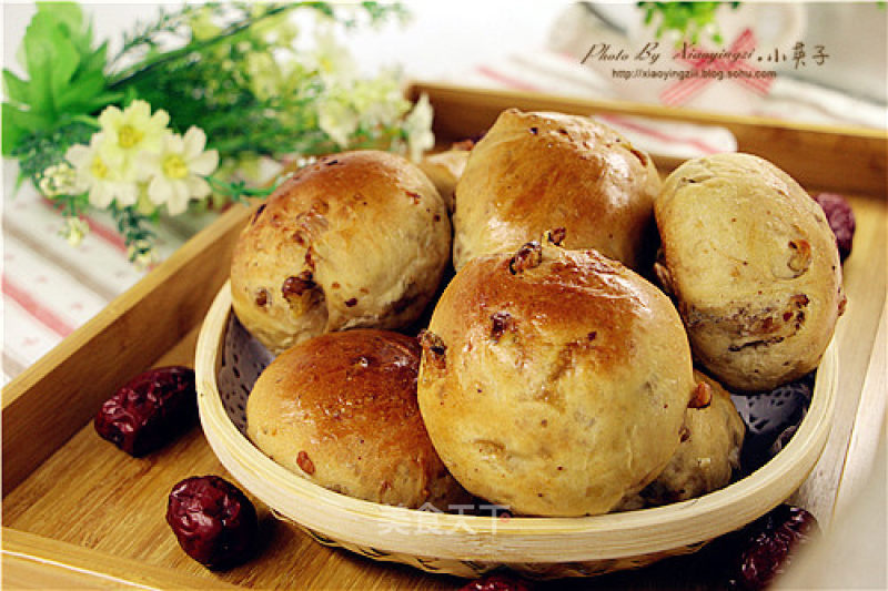 #aca烤明星大赛# Brown Sugar, Red Dates and Walnut Health Package recipe