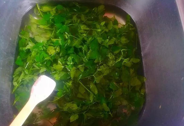 Cold Wild Cress Leaves recipe