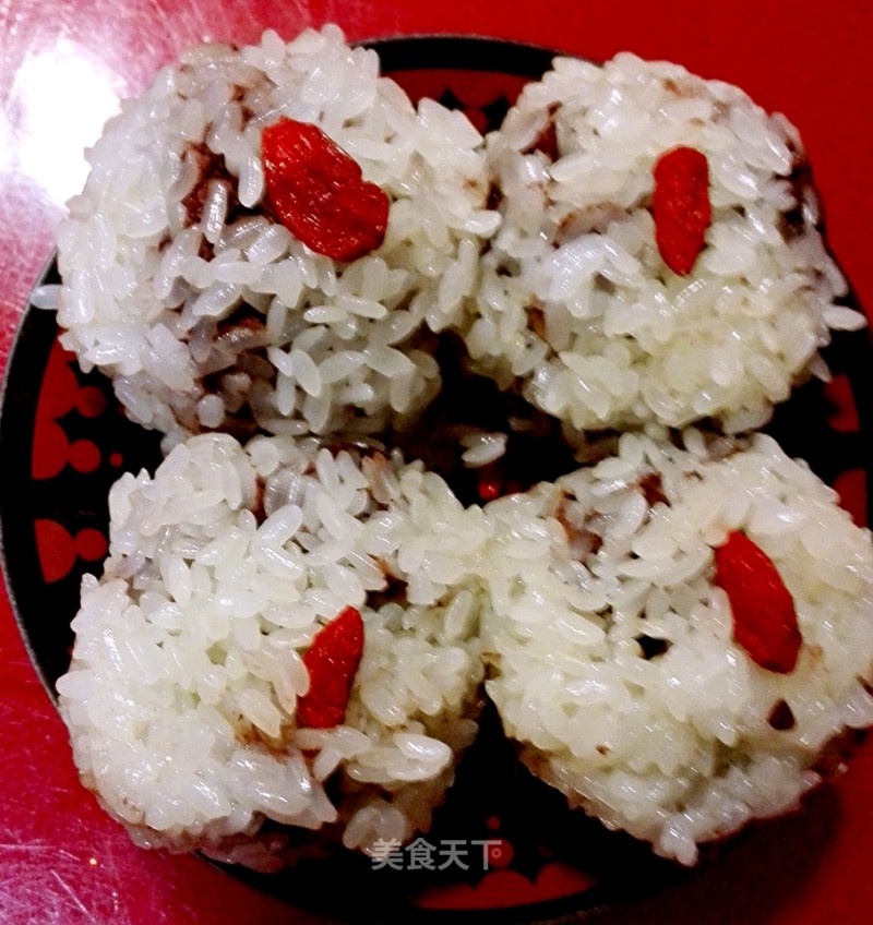 Red Bean Glutinous Rice Balls recipe