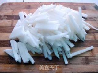 Shredded Radish with Shallot Oil recipe
