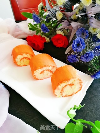 Red Velvet Phoenix Cake Roll recipe
