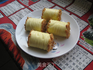 Pork Floss Cake Roll recipe