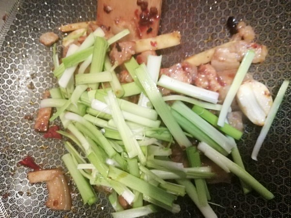 Green Garlic Twice Cooked Pork recipe