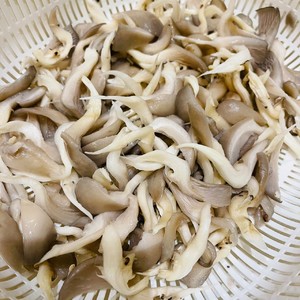 Scrambled Eggs with Oyster Mushroom and Pepper recipe