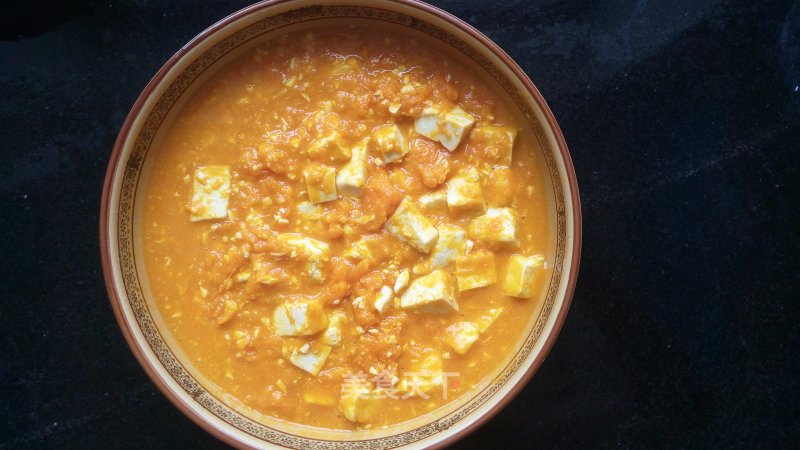 Pumpkin Mashed Tofu recipe