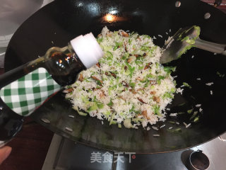 Fried Rice with Lard Residue and Soy Sauce recipe