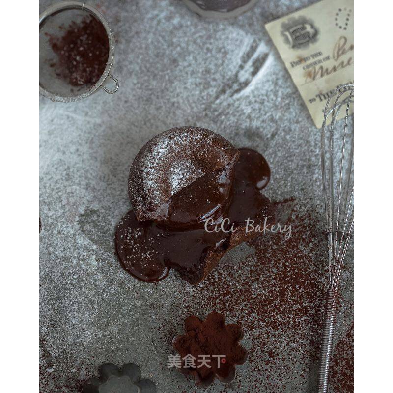 #新良第一seabaking Contest# French Lava Chocolate Mooncakes/cakes