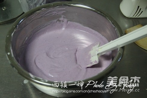 Mickey Purple Potato Mousse Cake recipe