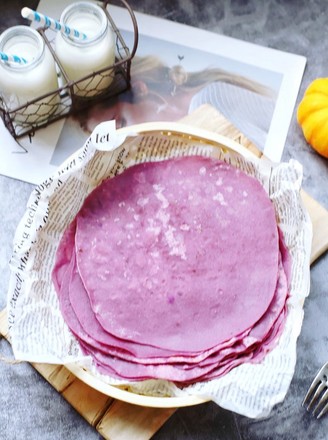 Purple Sweet Potato Pancake recipe