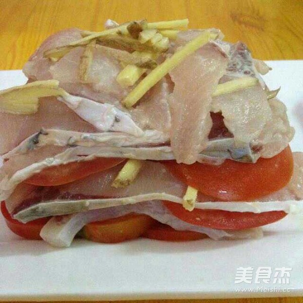 Steamed Tomato Grass Carp Separator recipe