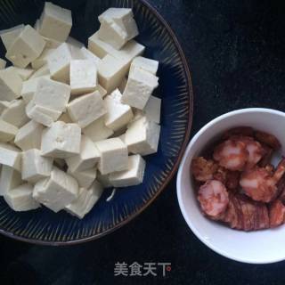 Braised Soft Tofu with Sausage recipe