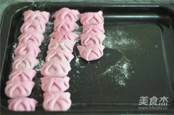 Dragon Fruit Pork Lotus Root Dumplings recipe