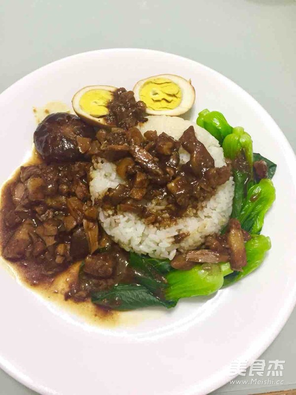 Braised Pork on Rice recipe