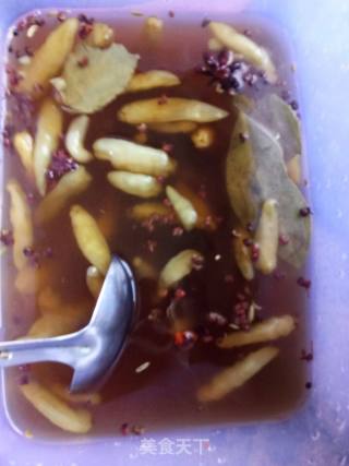 Hot and Sour Sea Bamboo Shoots recipe