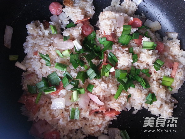 Fried Rice with Bacon and Chives recipe