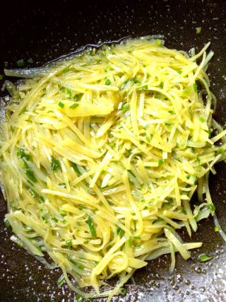 Scallion Potato Shreds recipe