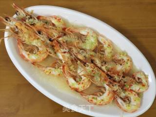 Steamed Shrimp with Garlic Vermicelli recipe