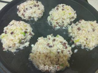 Pan-fried Red Bean Rice Crackers recipe