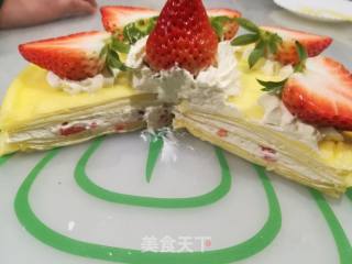 Strawberry Mille Cake recipe