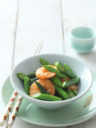 Asparagus and Shrimp