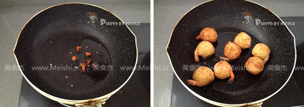 Kung Pao Potato Shrimp Balls recipe