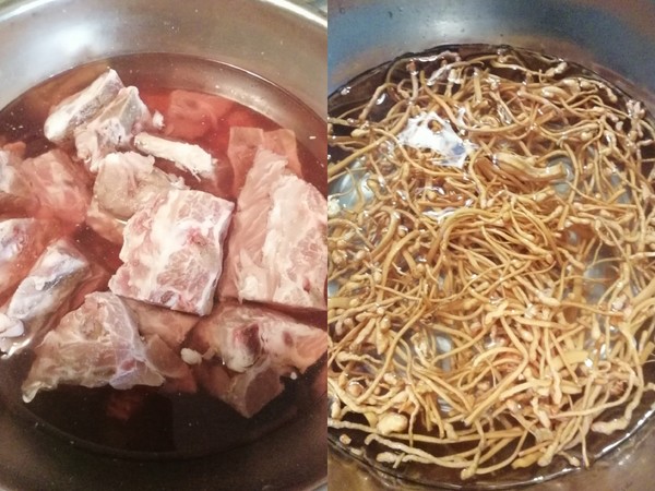 Cordyceps Militaris Pork Bone Soup recipe