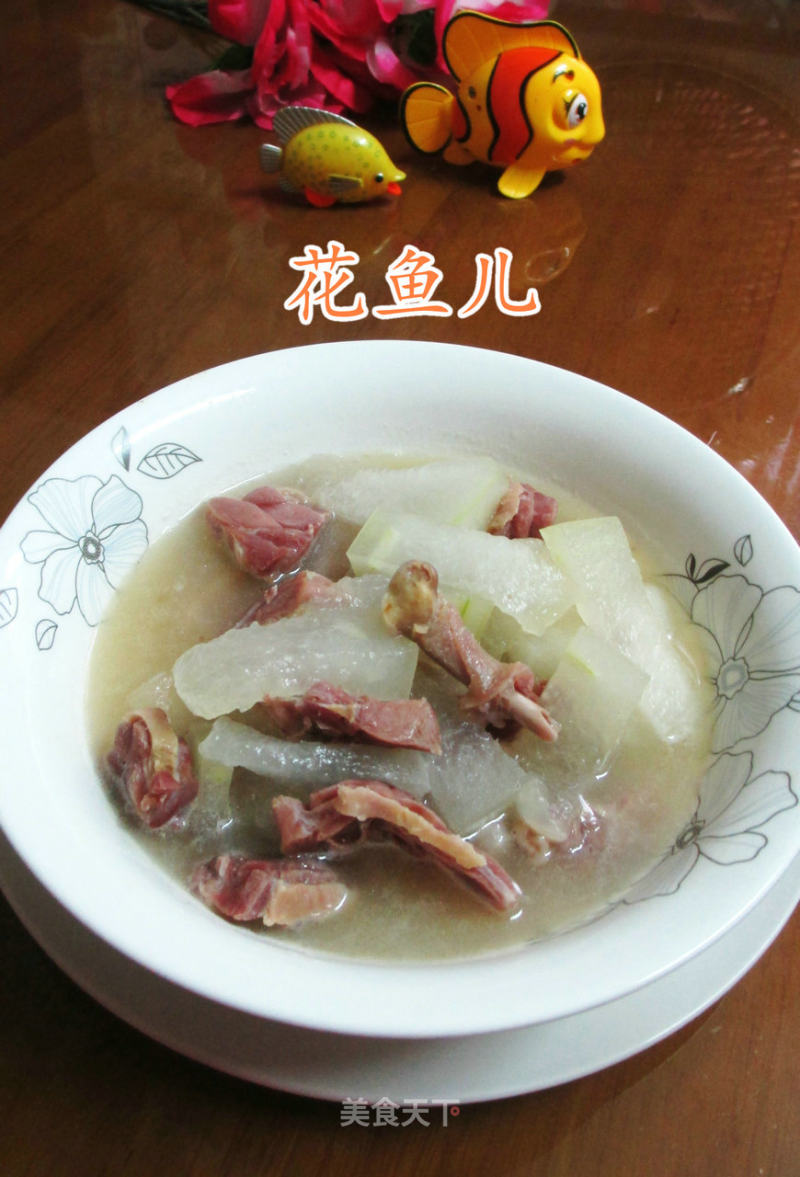 Cured Duck Leg and Boiled Winter Melon