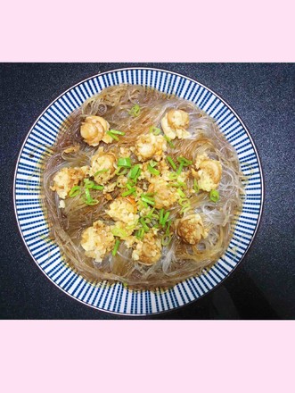 Steamed Vermicelli with Garlic Scallop Meat