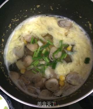 Yuzi Mushroom Egg Soup recipe