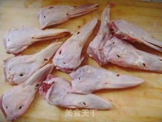 Marinated Duck Head recipe