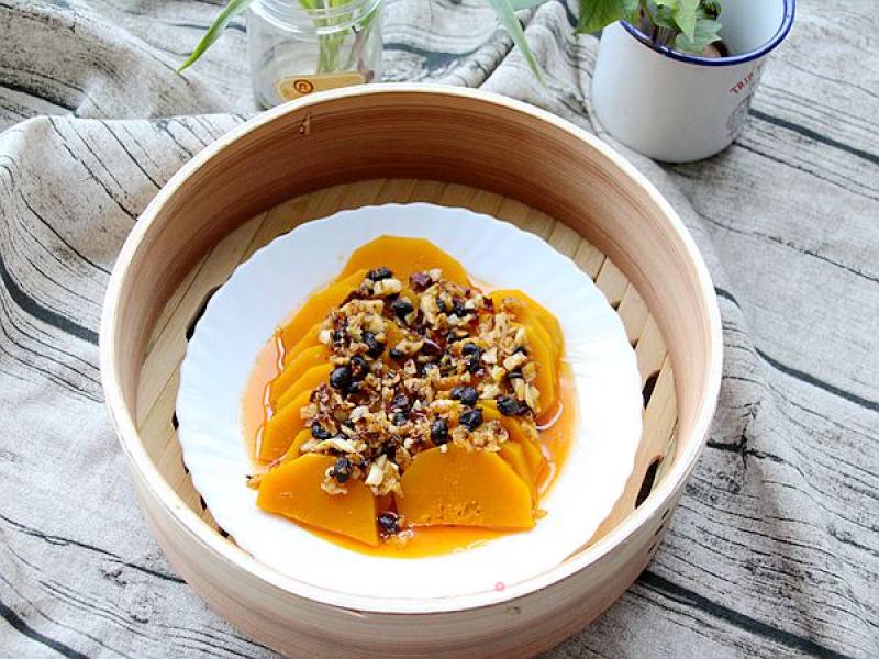 Steamed Pumpkin with Soy Sauce recipe