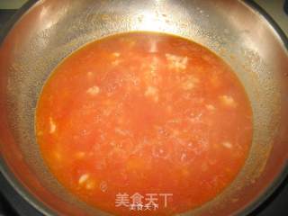 Tomato and Egg Pimple Soup recipe