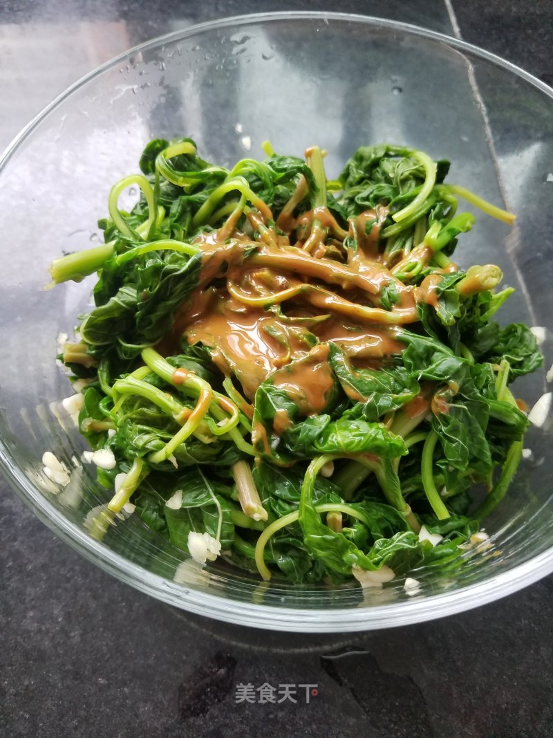 Amaranth with Sesame Sauce recipe