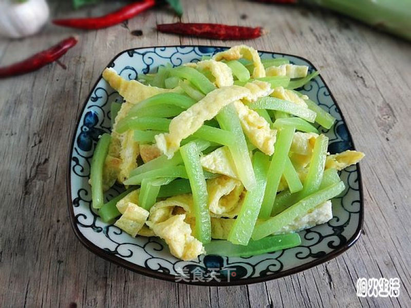 Lettuce Scrambled Egg Shreds recipe