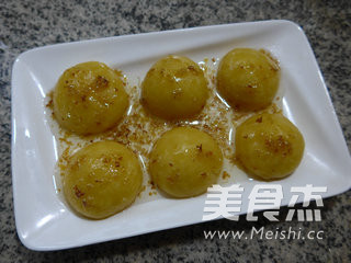 Osmanthus Cornmeal Glutinous Rice Cake recipe