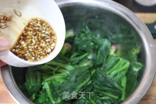 【cold Spinach】 recipe