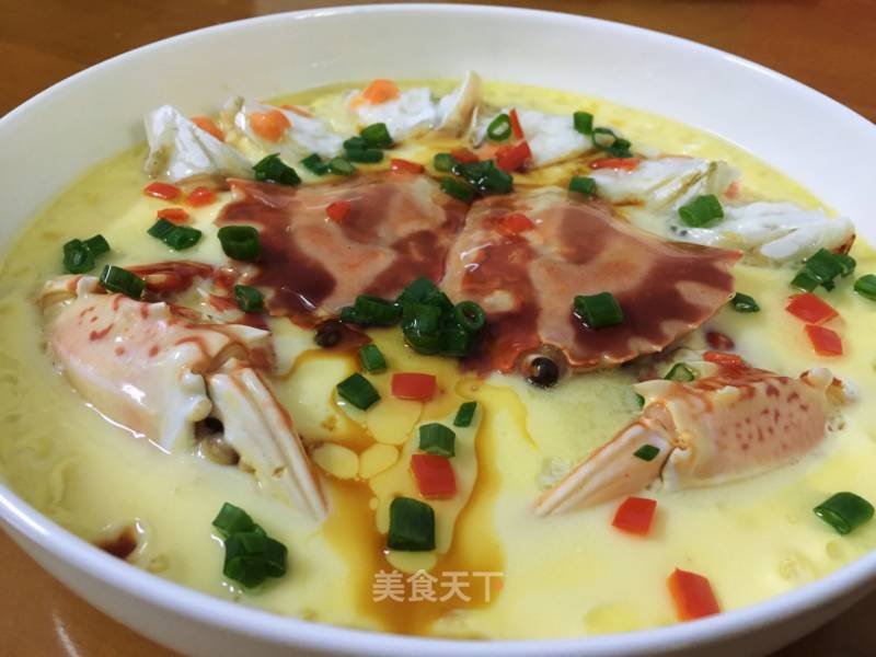 Steamed Red Crab with Eggs