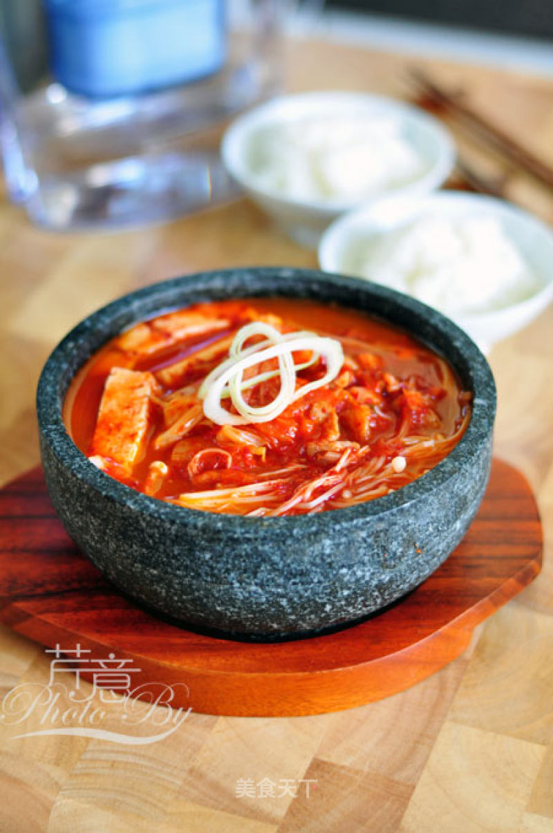 Korean Stone Pot Kimchi Soup recipe