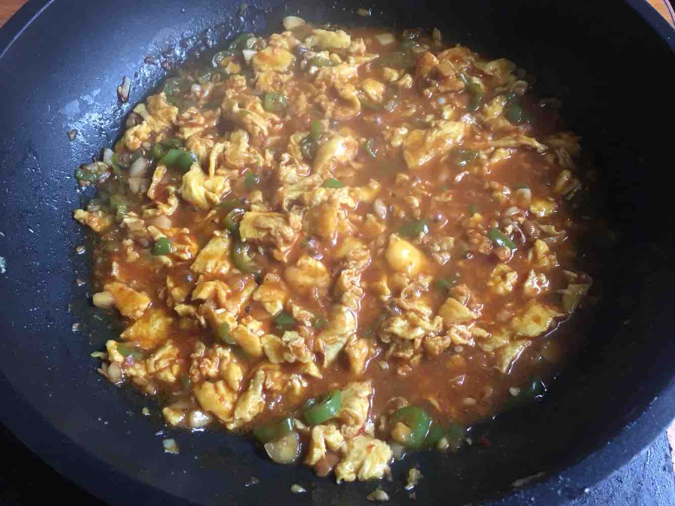 Minced Noodles with Egg Sauce recipe