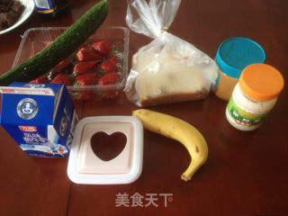 Nutritious Breakfast-fruit Sandwich recipe