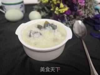 Congee with Preserved Egg and Lean Meat recipe