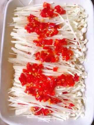 Chopped Pepper Enoki Mushroom recipe