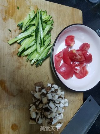 Cartoon Pasta with Tomato Sauce and Mushrooms recipe