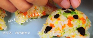 Mixed Vegetable Cod Cat Rice Ball—baby Loves to Eat Vegetables Ever Since recipe