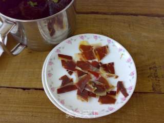 Ham Mixed with Fungus recipe