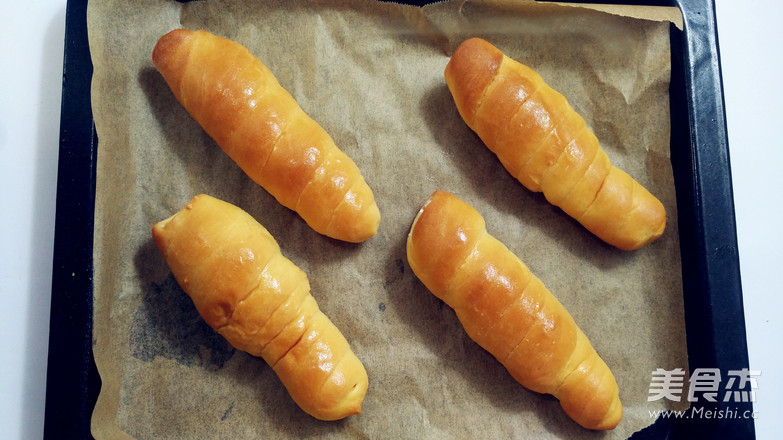 Carrot Shaped Sweet Potato Bread recipe