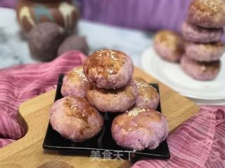 Taro Mashed Purple Potato Shortbread recipe